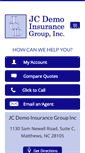 Mobile Screenshot of jcdemoinsurance.com